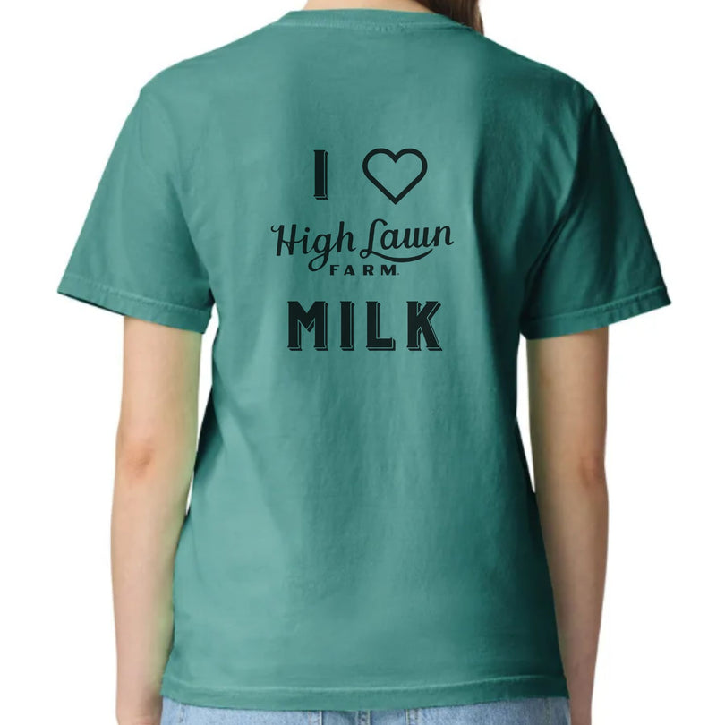 I Heart Milk - Adult T-Shirt