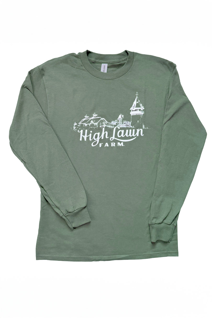 Long Sleeve T-Shirt - Adult Green