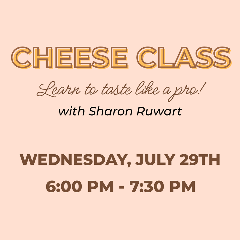 Cheese Class with Sharon Ruwart