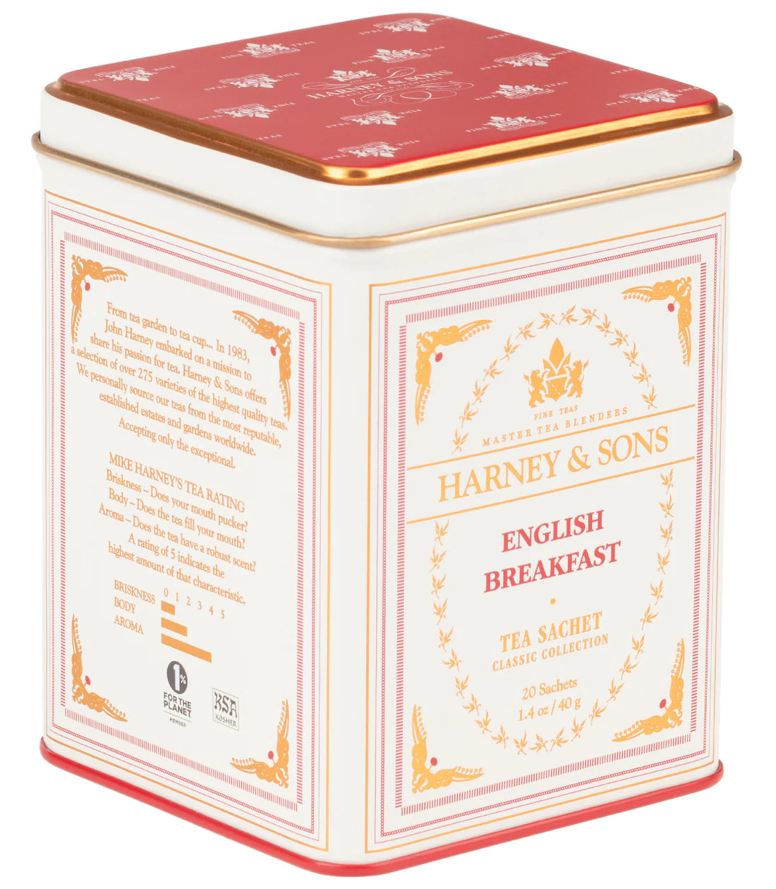 Harney and Sons, Tea Tins (20 Satches) – High Lawn Farm Harney and Sons, Tea Tins (20 Satches) – High Lawn Farm