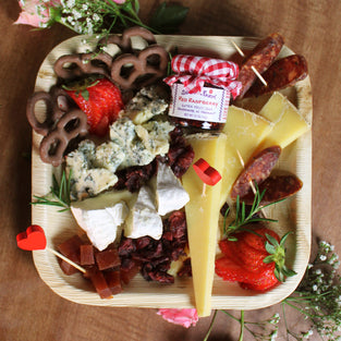 Valentine's Cheese Plate for Two
