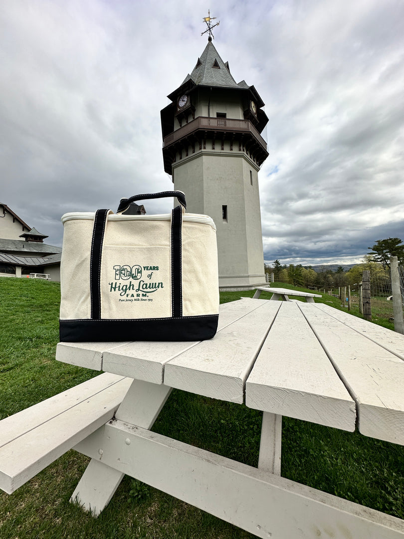 100 Year High Lawn Farm Canvas Cooler Bag